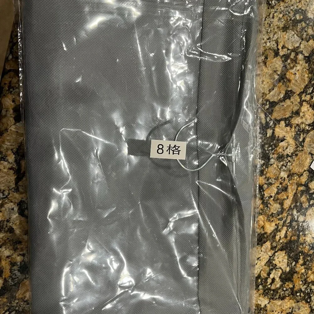 NIP 8-Slot Grey Purse Organizer